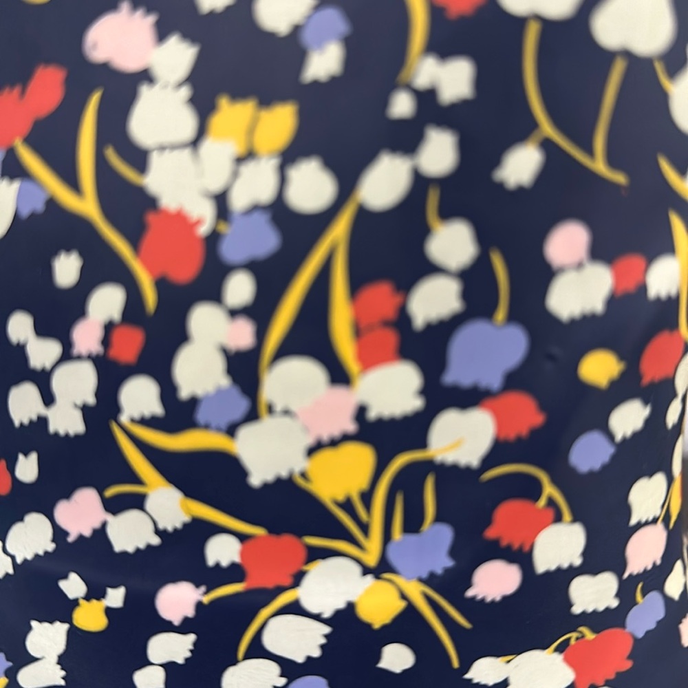Anthropologie Colloquial Rain Boots Pop Potpourri  Blue Motif Floral print Sz 6 - Picture 11 of 14